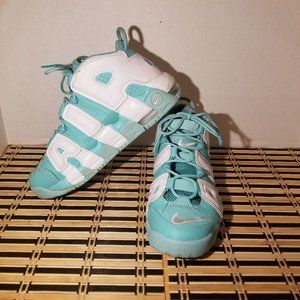 Saludar más lejos deletrear Nike | Shoes | Nike Air Gs Uptempo Island Green Leather Youth Sneakers |  Poshmark